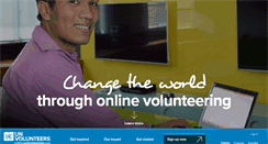 Desktop Screenshot of onlinevolunteering.org