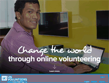 Tablet Screenshot of onlinevolunteering.org